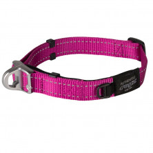 Rogz ошейник для собаки с магнитной пряжкой, 270-390 мм (обхват шеи), HBS16K, розовый