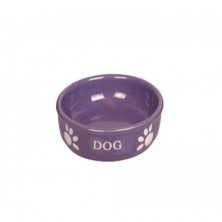 Nobby миска керамическая с надписью "Dog", фиолетовая - 460 мл